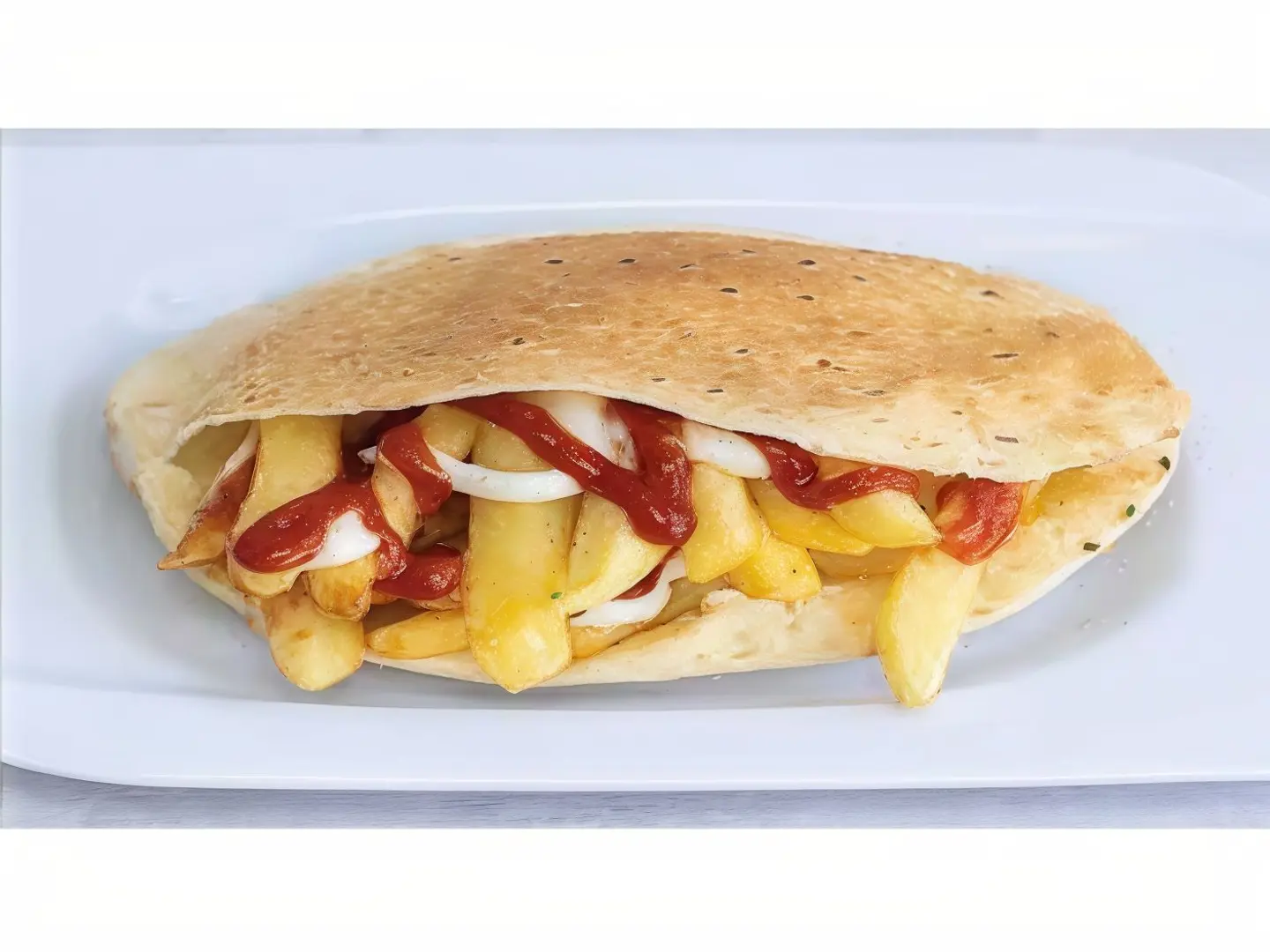 سندوتش بطاطس مقلية