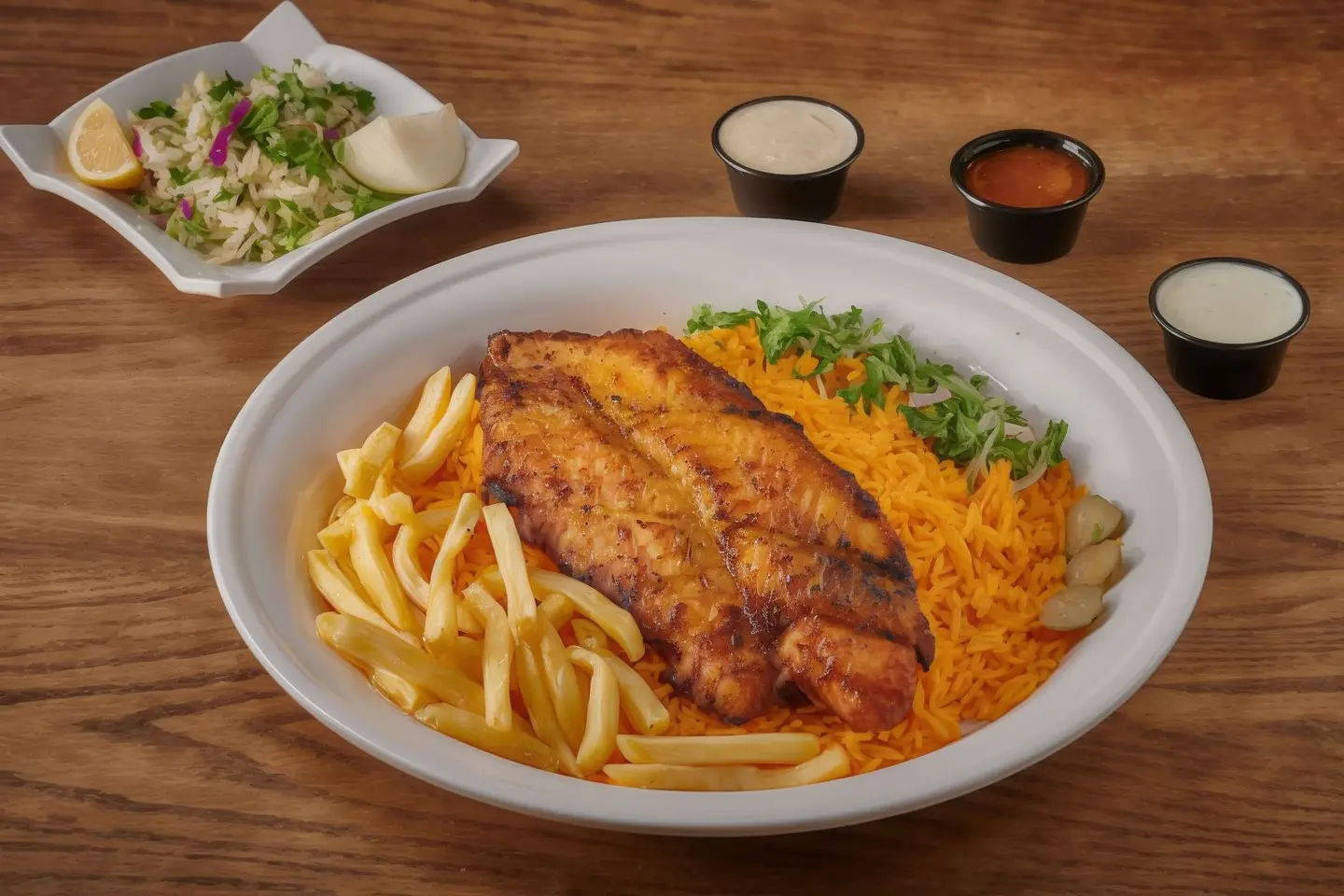 Fish Fillet With Rice