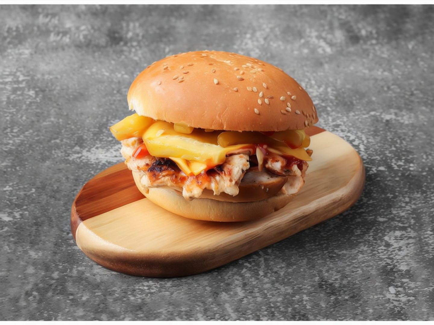 Chicken Burger Shawarma