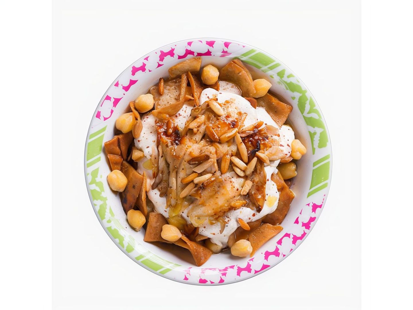 Chicken Fatteh With Sauce