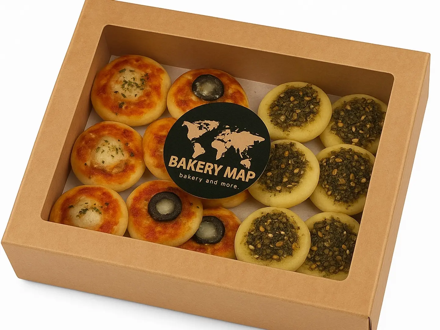 ميني بيتزاء ثلاثية