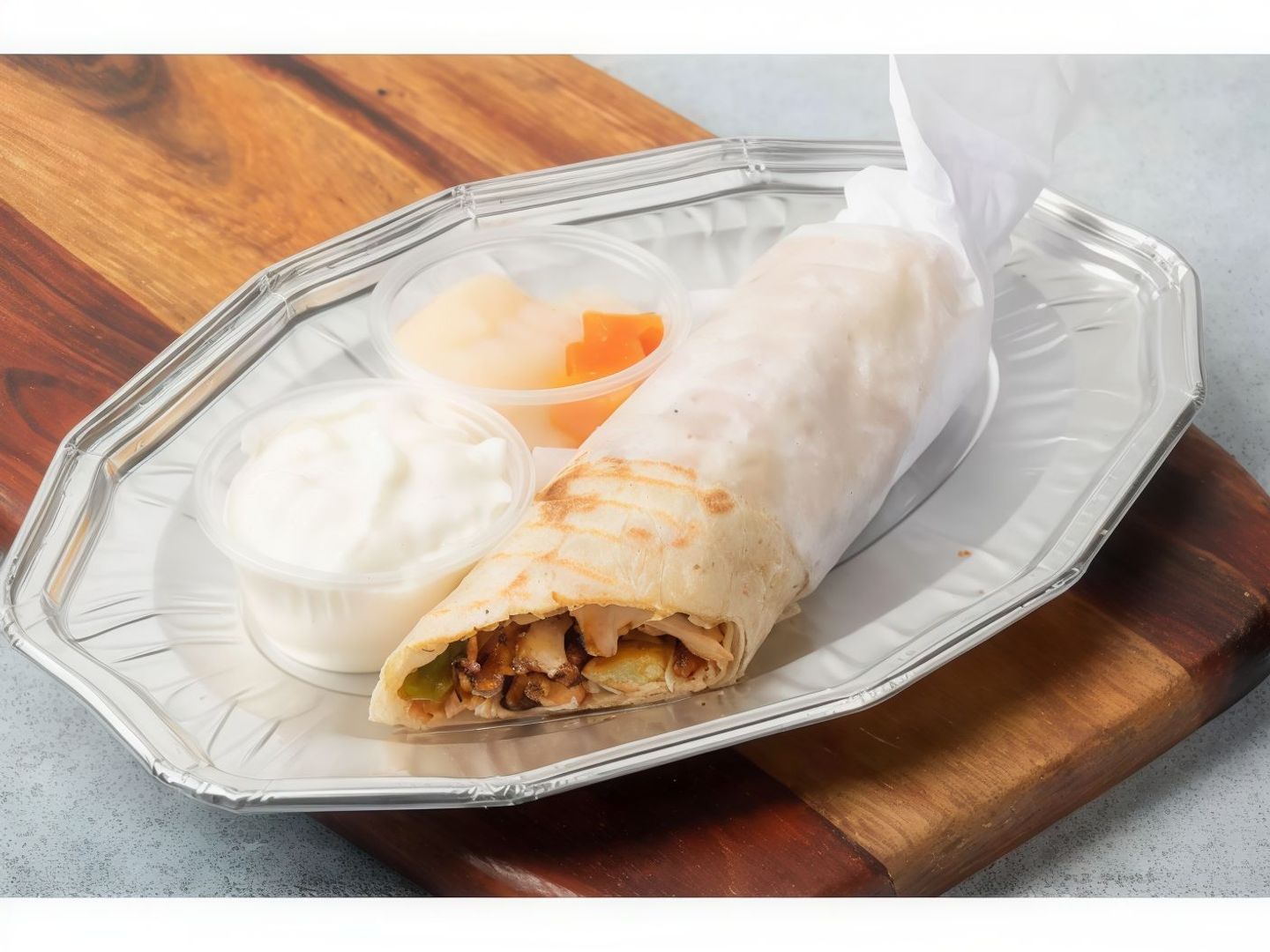 ساندوتش شاورما صغير