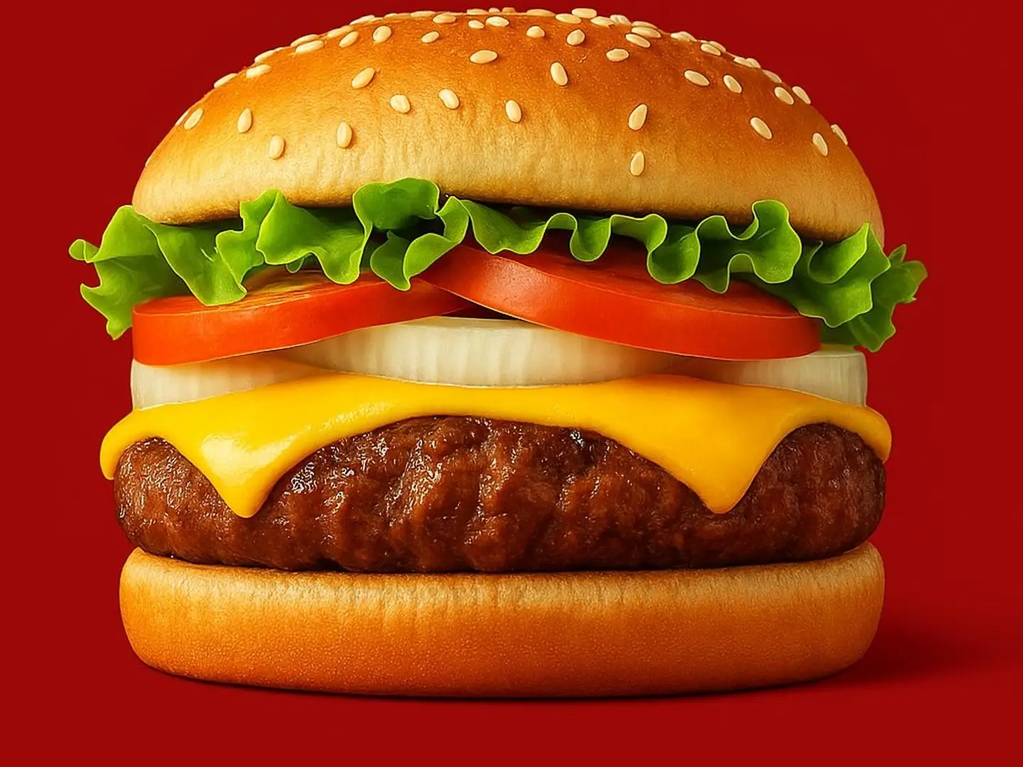 تشيز برجر لحم