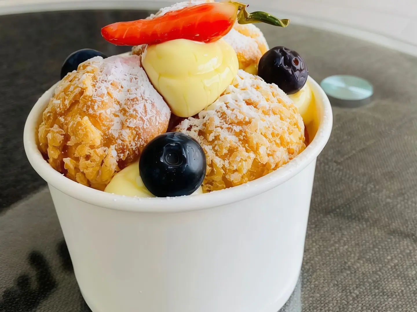 Eclair Balls With Chocolate