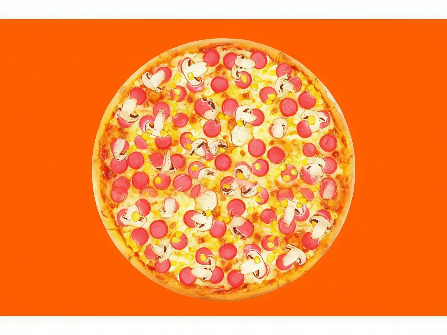 بيتزا نقانق