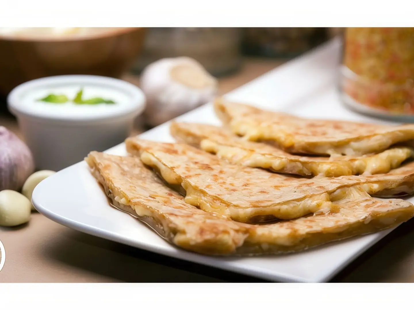 Arayes With Akkawi Cheese