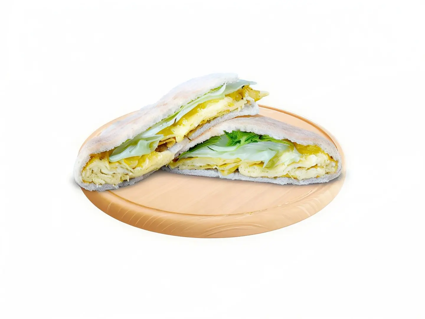 ساندوتش بيض مقلي جبنه