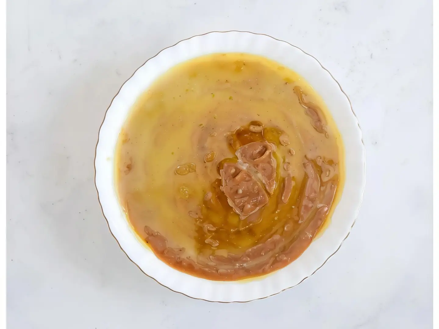 صحن فول بالزبده