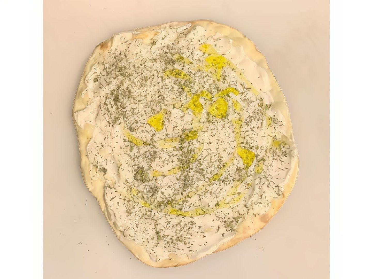 لبنه و زعتر