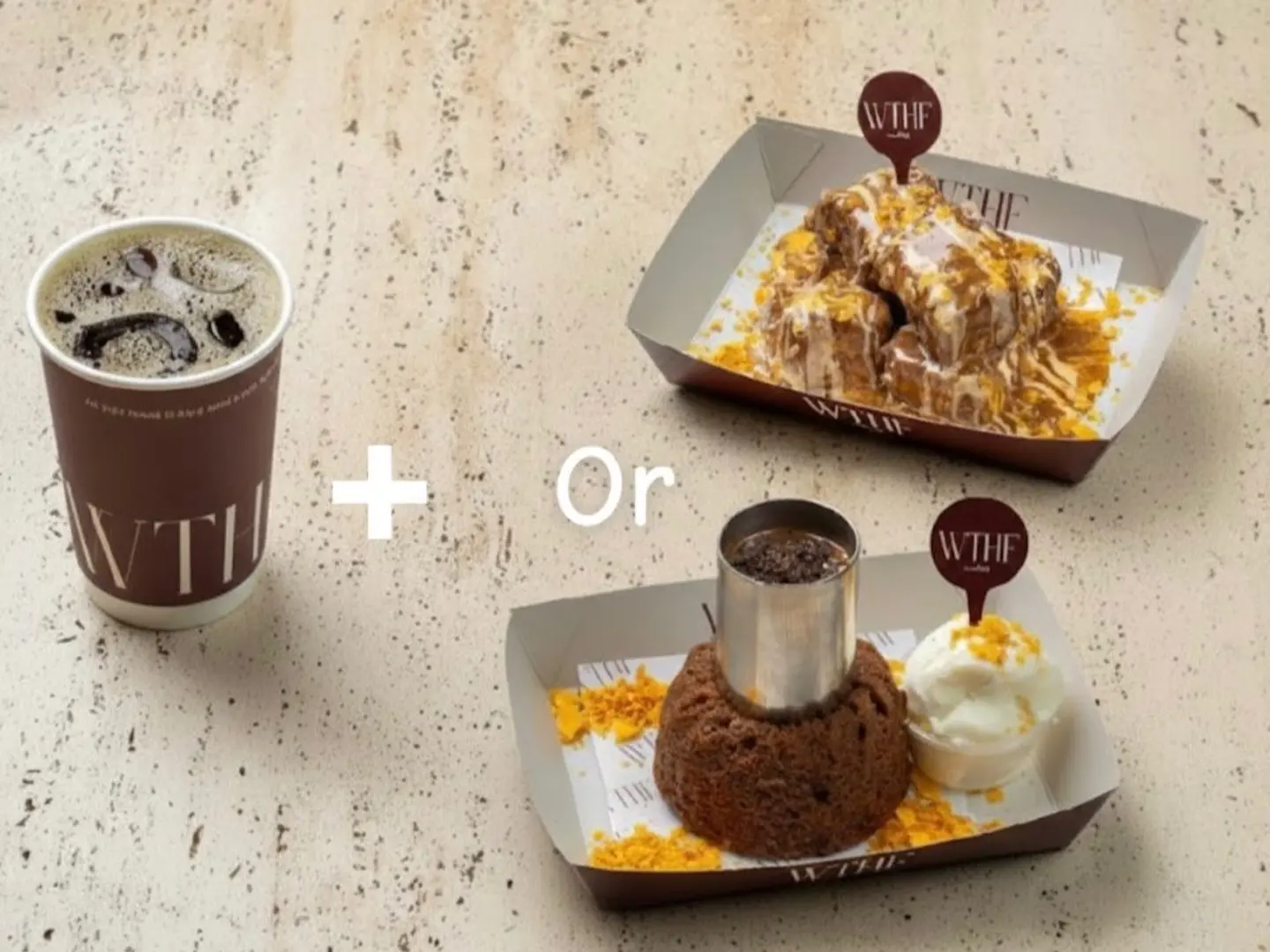 قهوة اليوم كبير بالإضافة إلى حلا من اختيارك