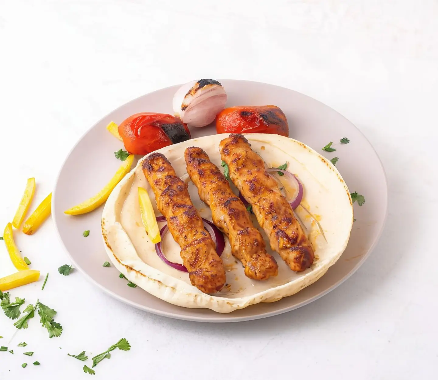 Chicken Kebab For One Person