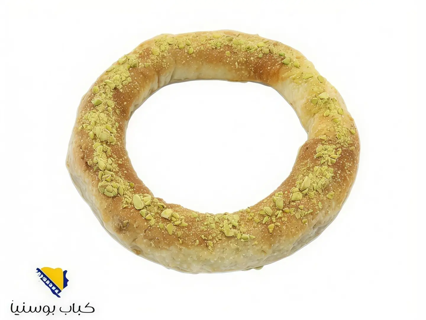 Pie With Pistachio And Cream
