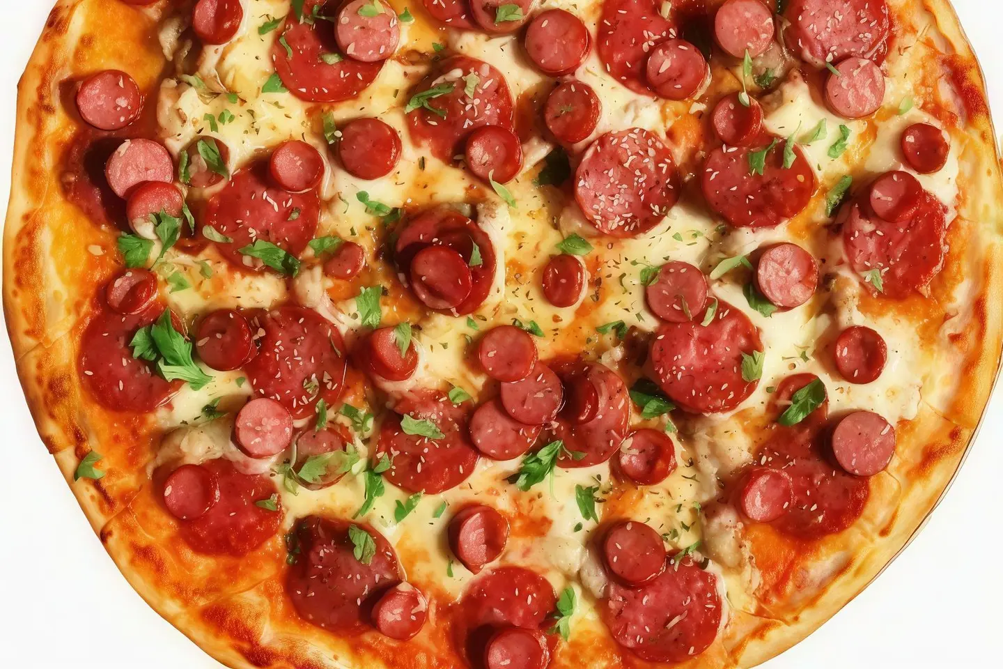 Oriental Sausage Pizza - M Size