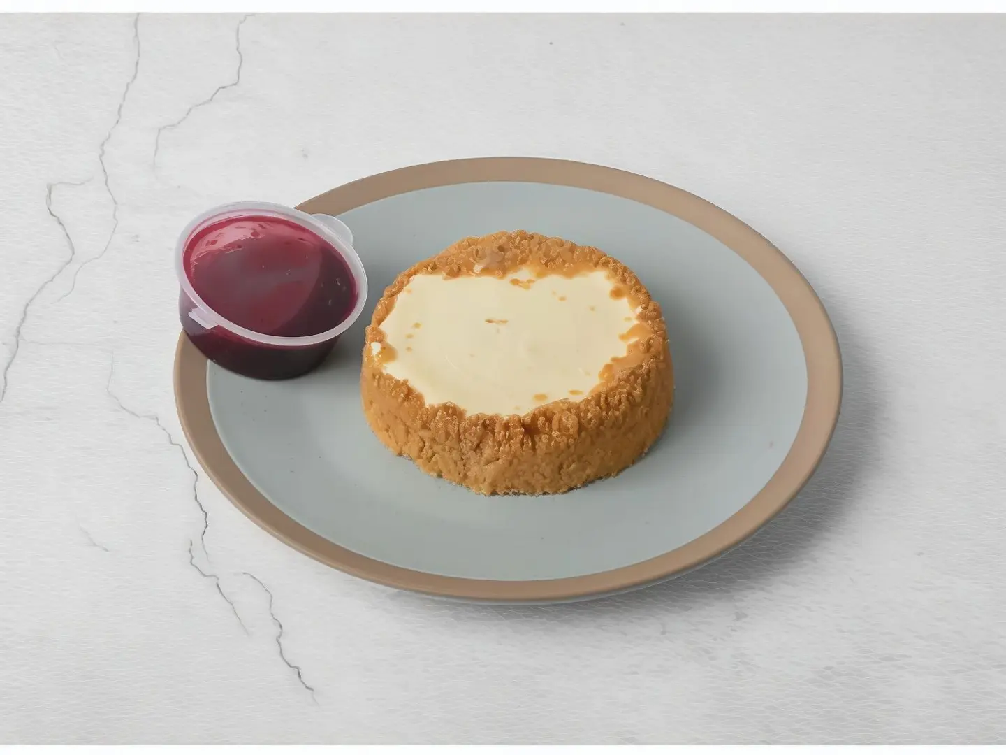Raspberry Caramel Upside Down Cheesecake
