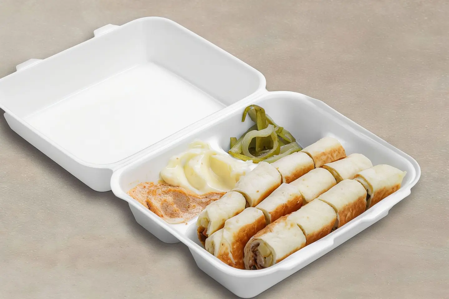 شاورما عربي دبل بالجبن ۱۲ قطعة