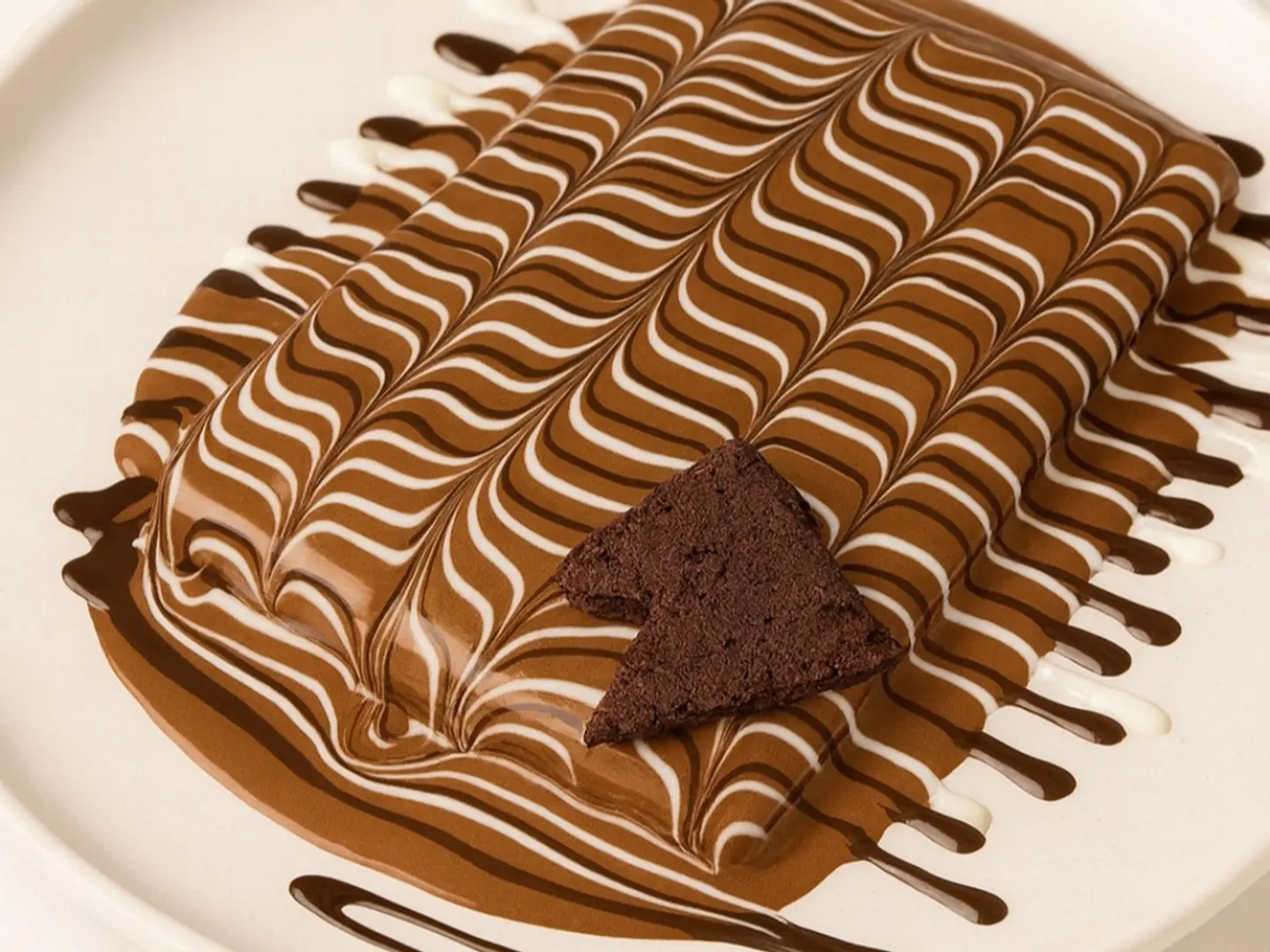 كريب محشي كيك شوكولاته