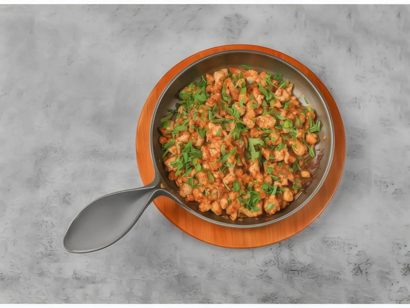 Abroud Chicken Hamsa Plate