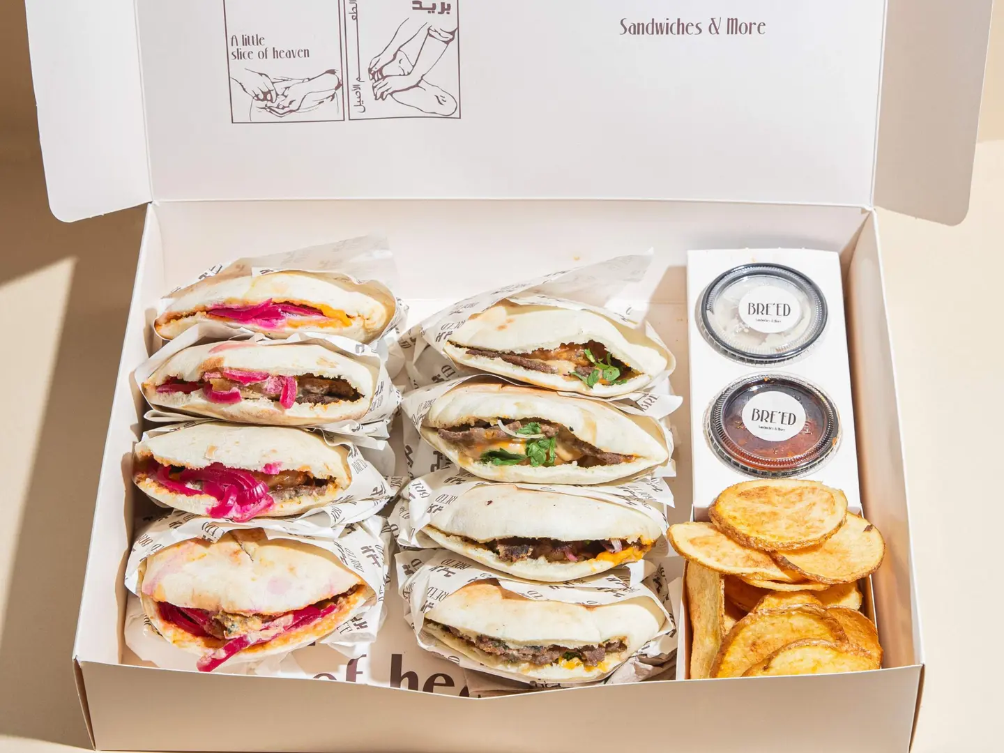 صندوق التجميع كباب مفتت 6 قطع