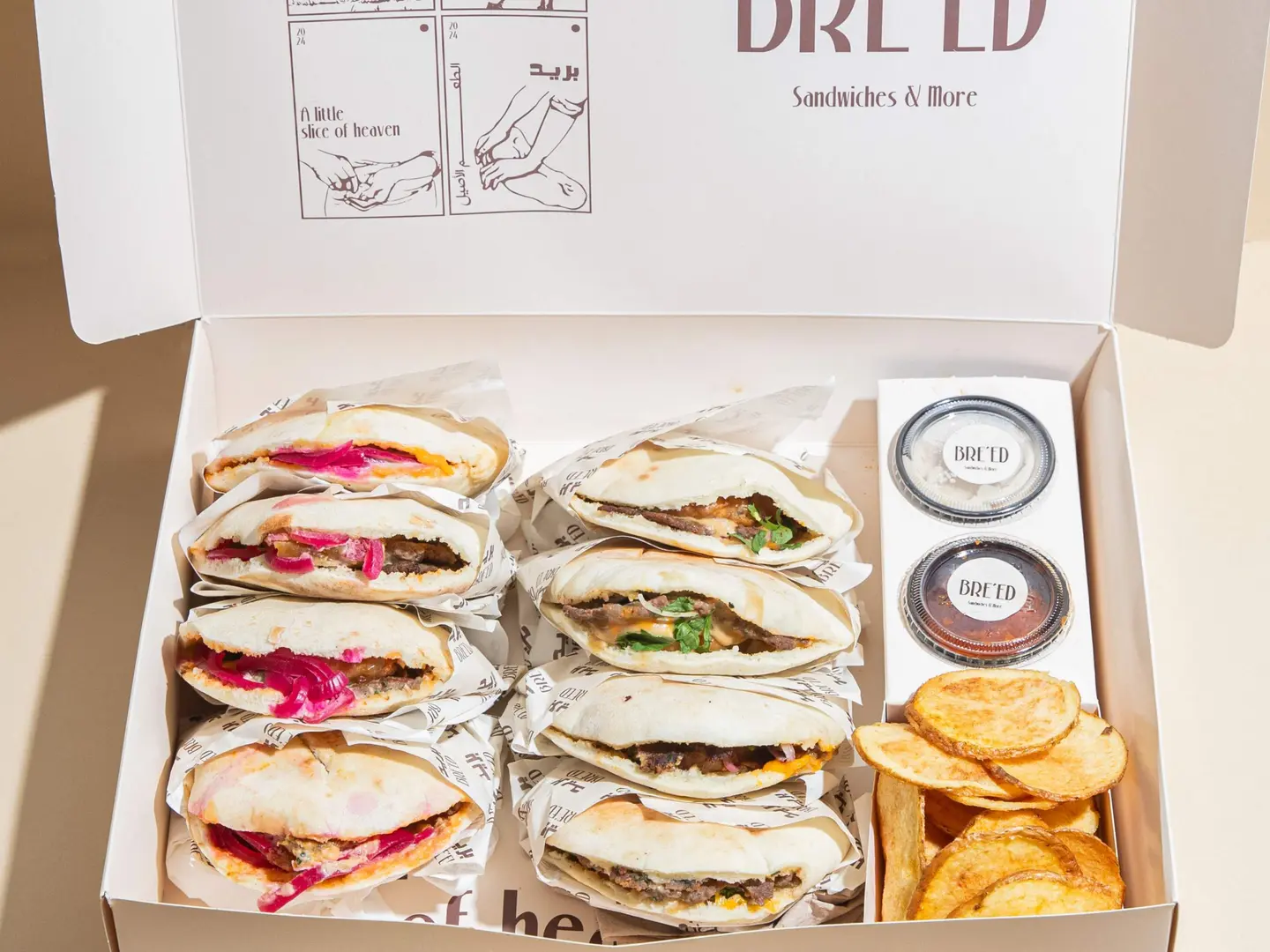 صندوق التجميع كباب مفتت 8 قطع