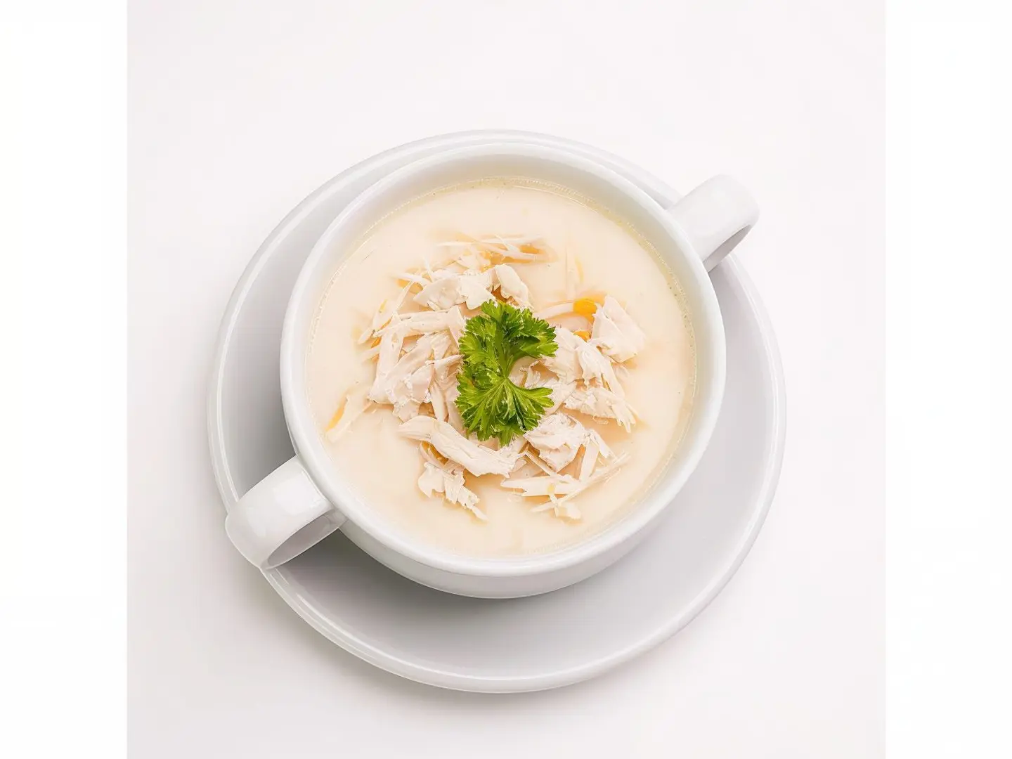 شوربه كريمة الدجاج