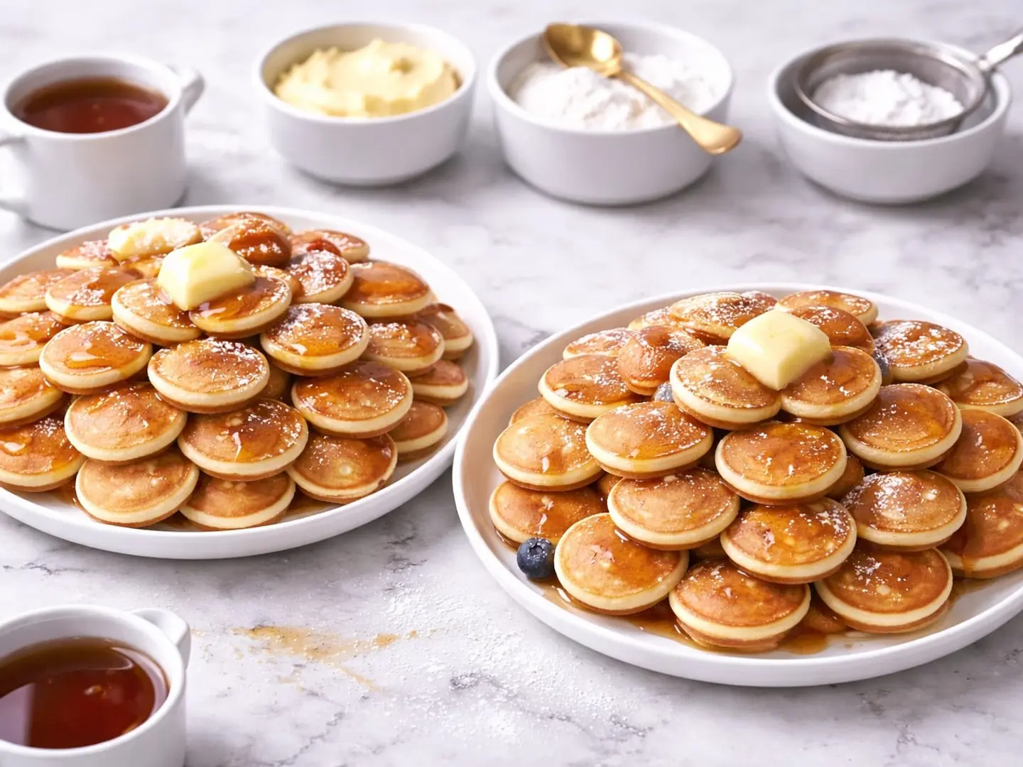 ٢ صحن ميني بان كيك كبير ٢٤ قطعة