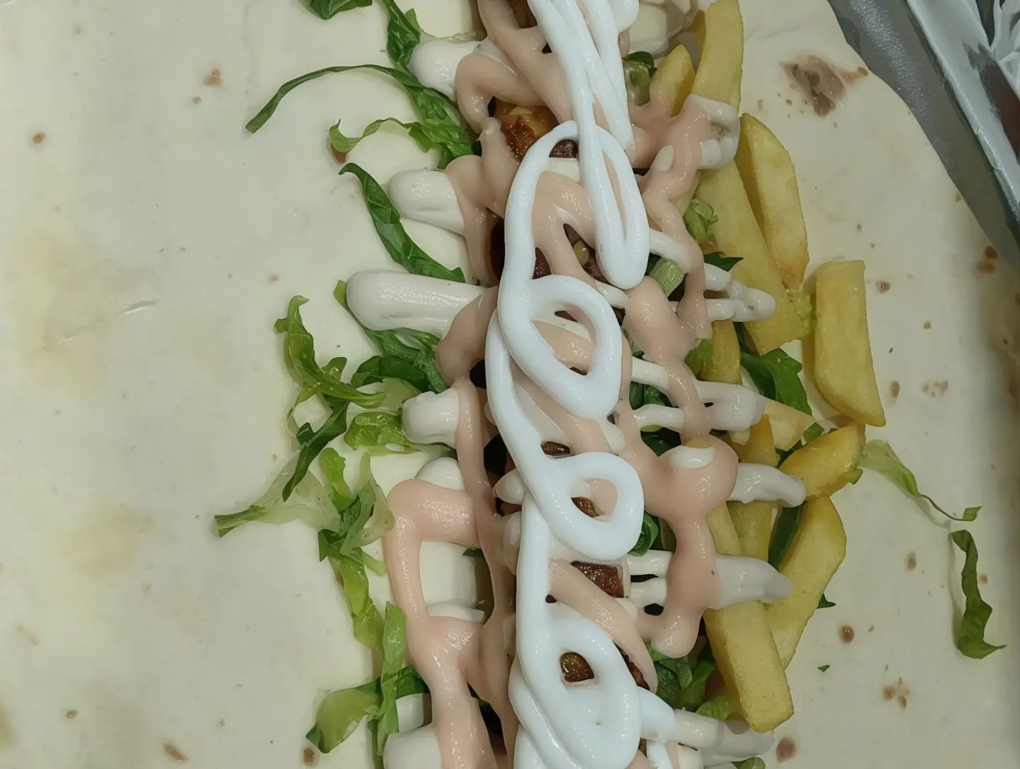 Small Meat Kabab With Cheese Sandwich