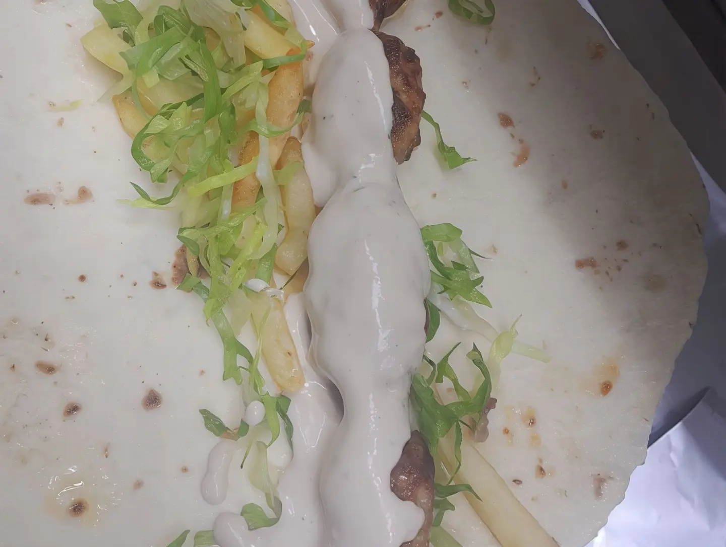 Meat Mabshour With Cheese Sandwich