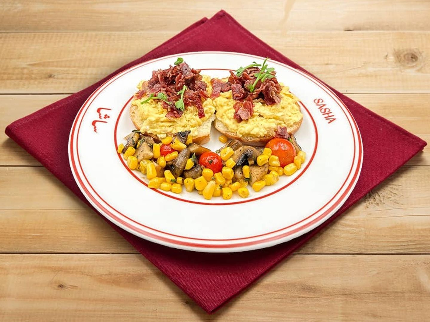 Scrambled Eggs With Bacon