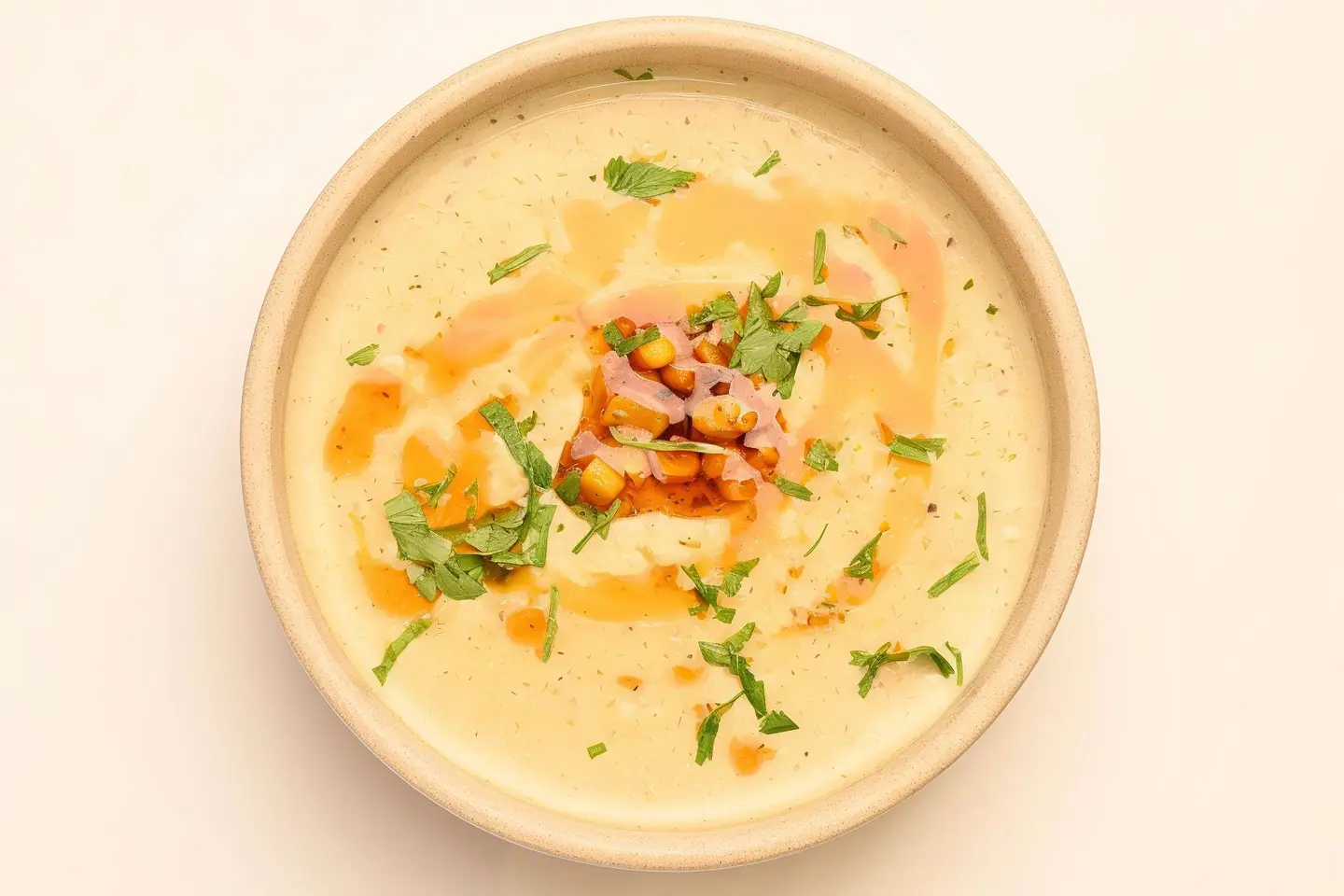 شوربة الذرة بالدجاج