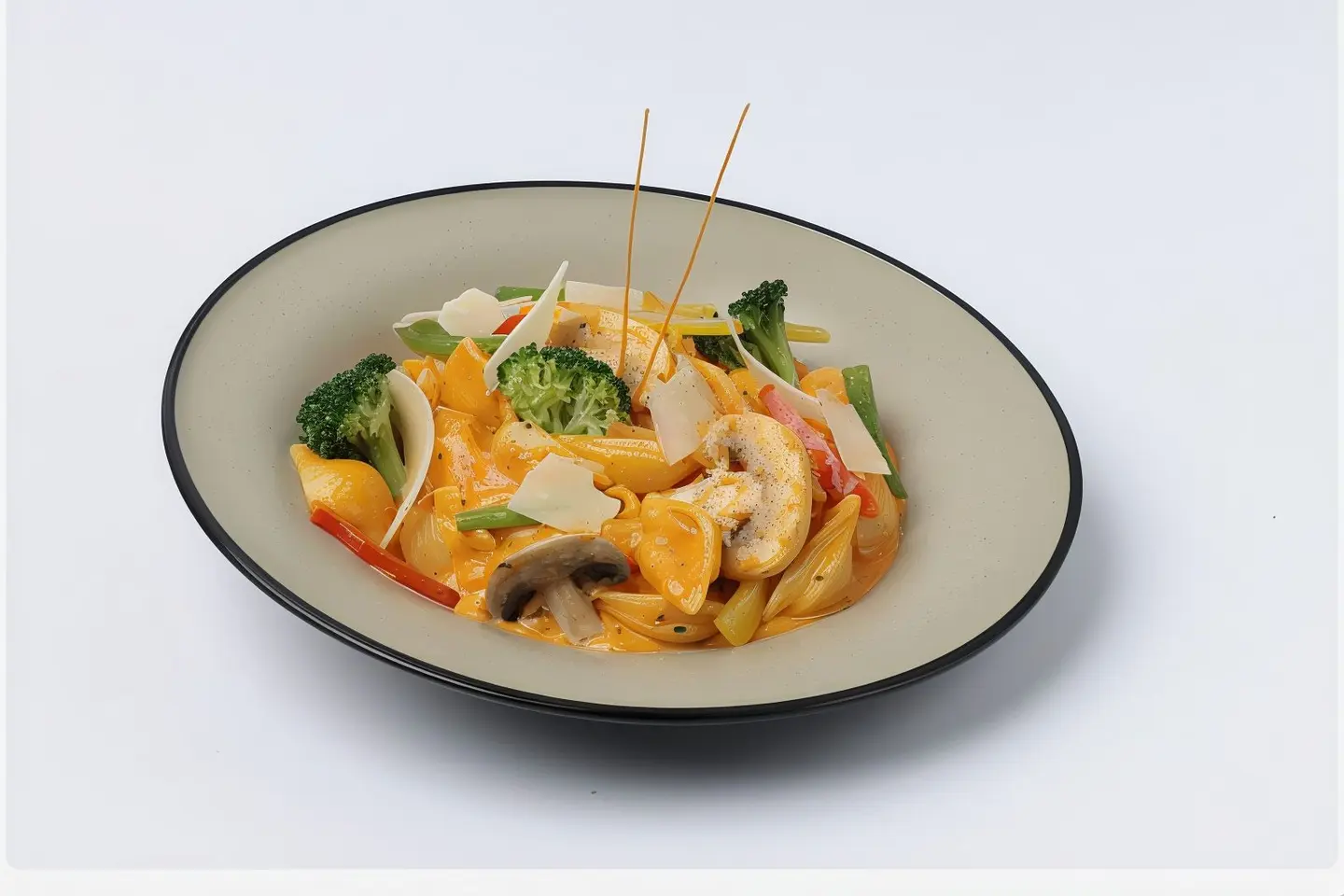 Pasta With Vegetables And Cheese
