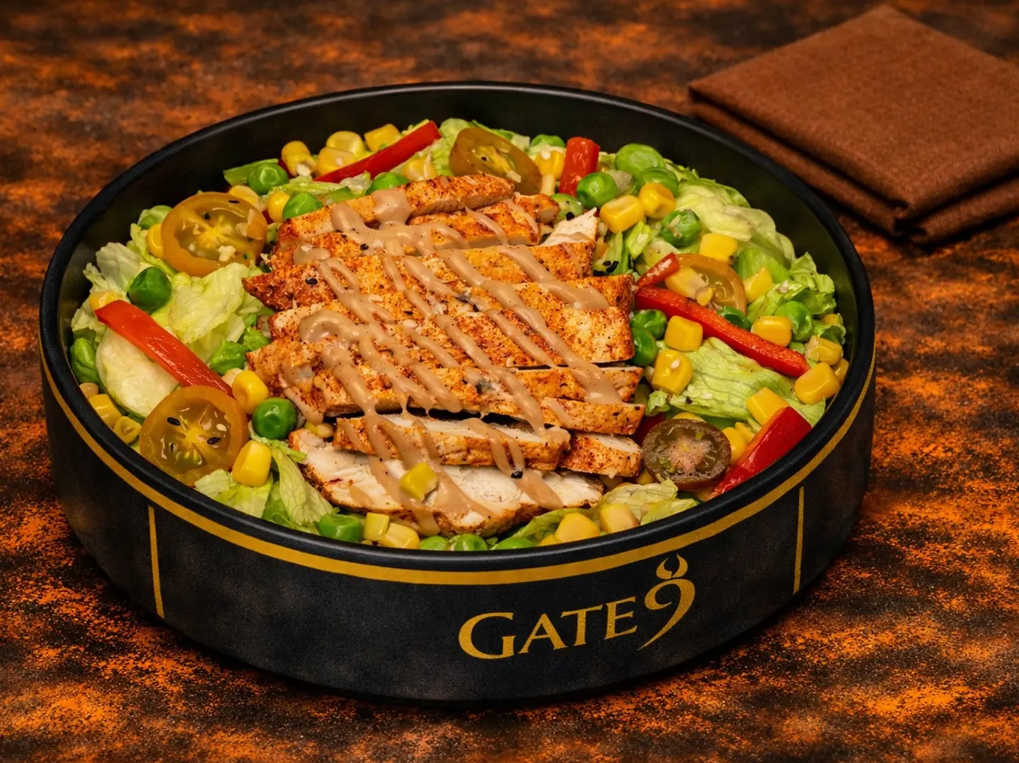 سلطة جيت 9 بالدجاج