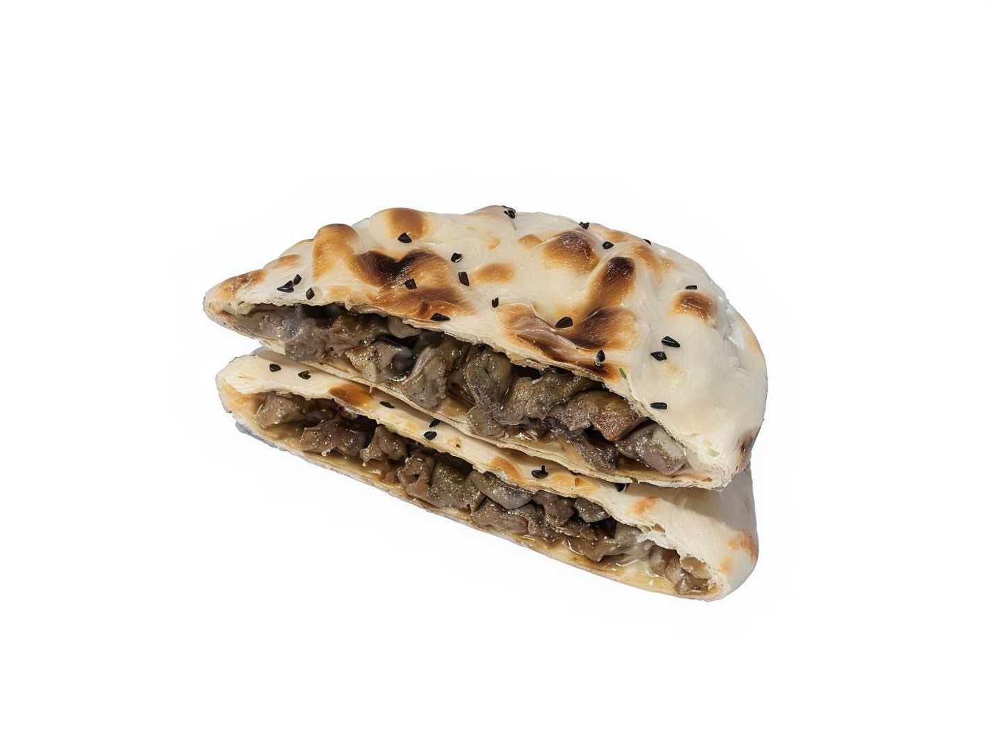 ساندوتش مدور كبدة