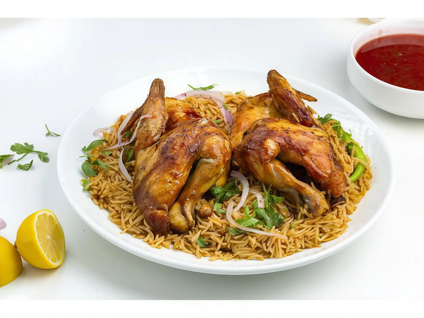 Boiled Chicken With Rice