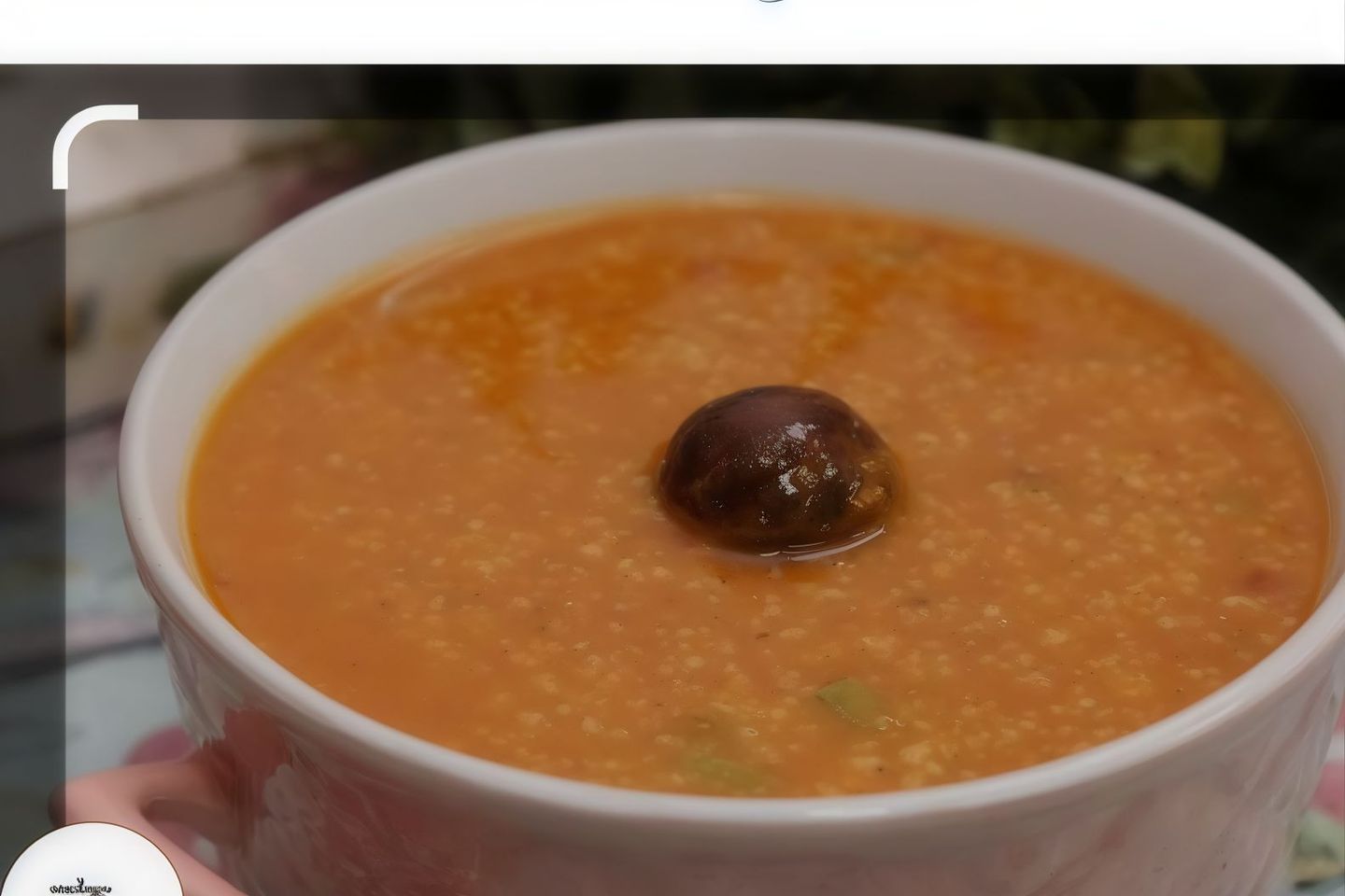 شوربة الشوفان با الحم