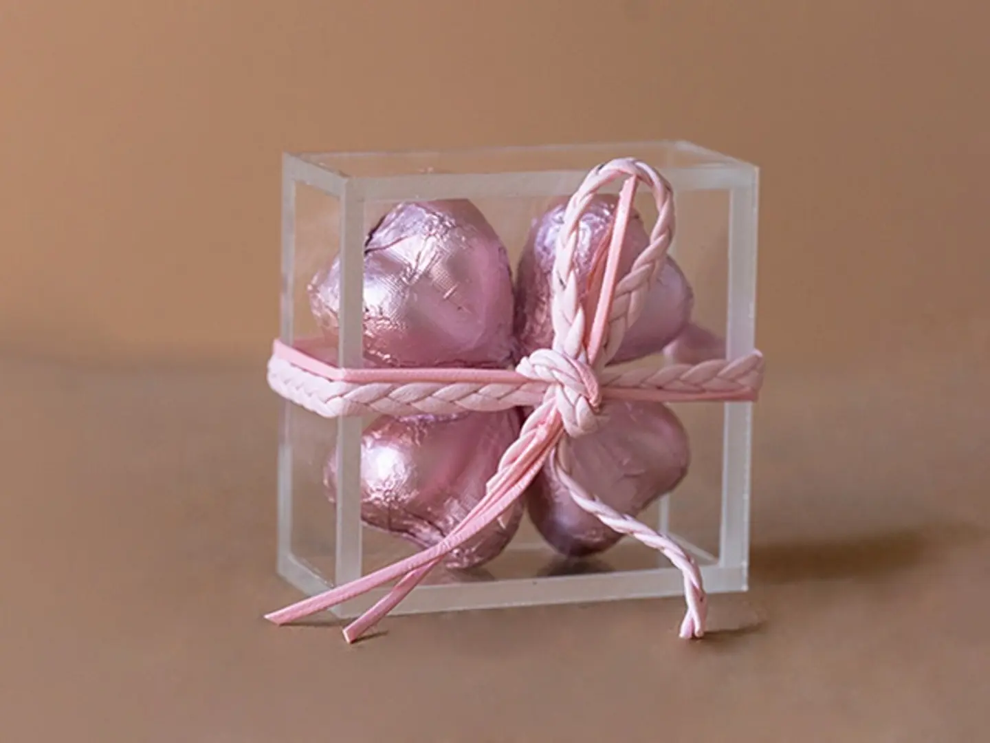 Small Pink Heart Shape Box