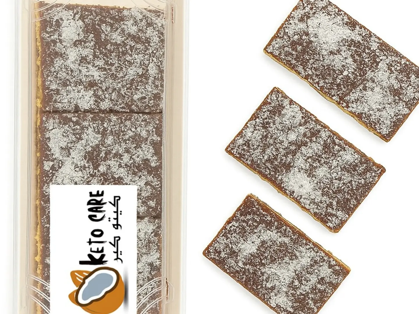 كيكة جوز الهند بالشوكولاتة كيتو