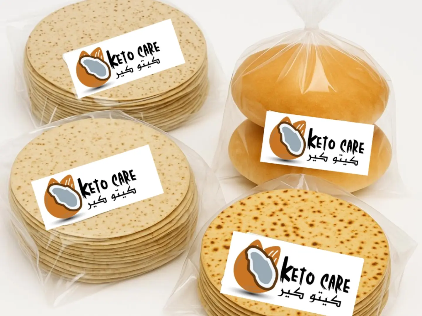Assorted Package Of 4 Types Of Bread