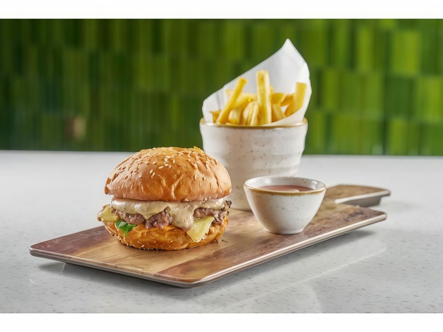Truffle And Mushroom Burger