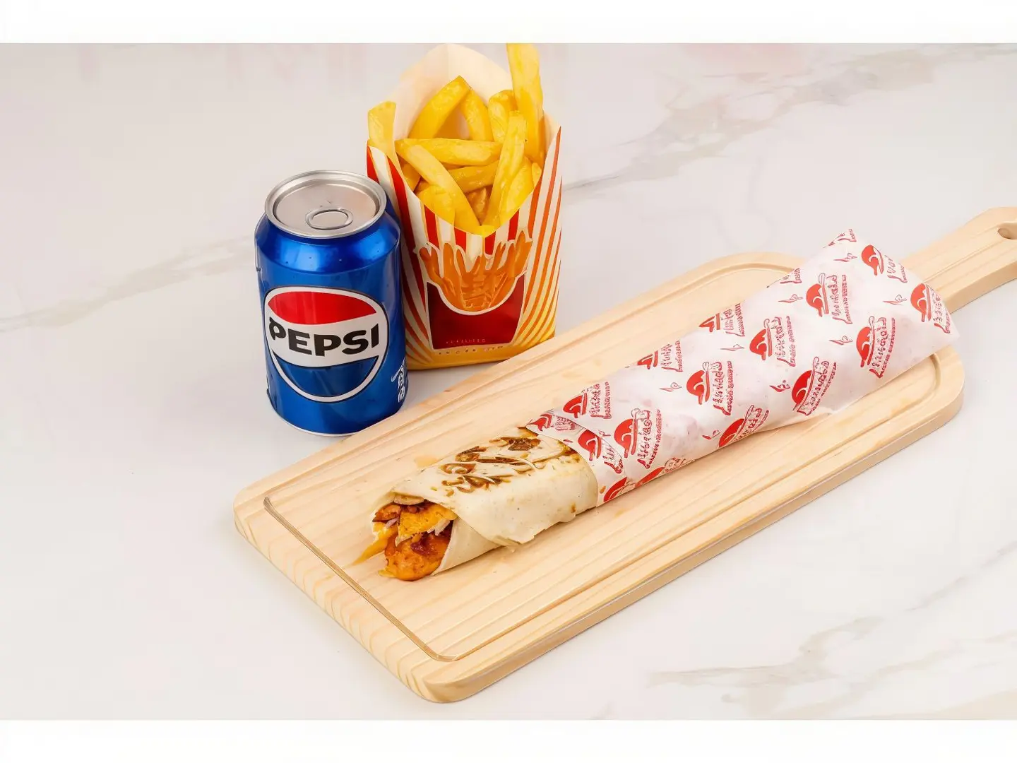 وجبة شاورما دجاج - صغيرة