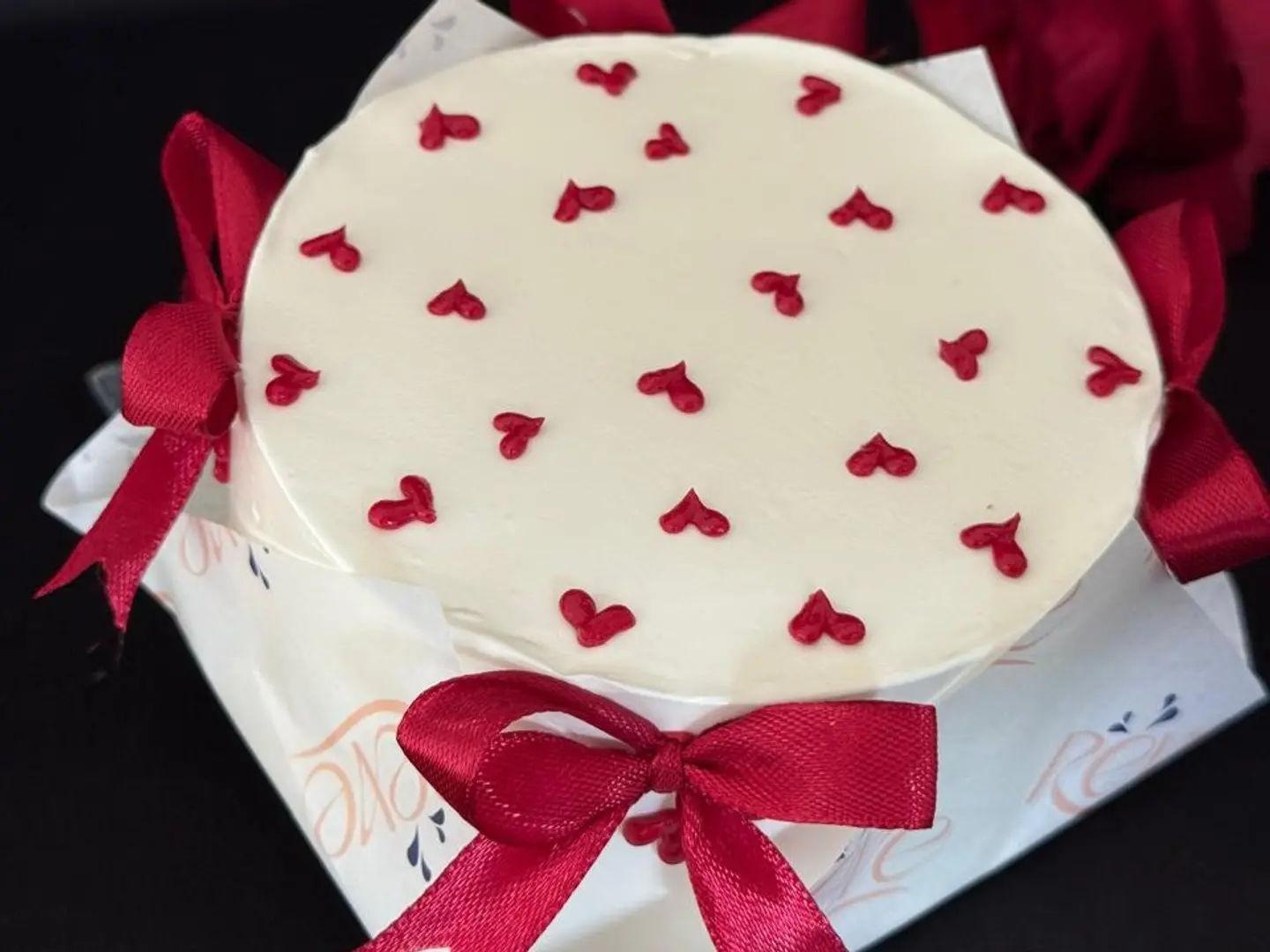 كعكة عيد الحب 3 أحجام صغيرة