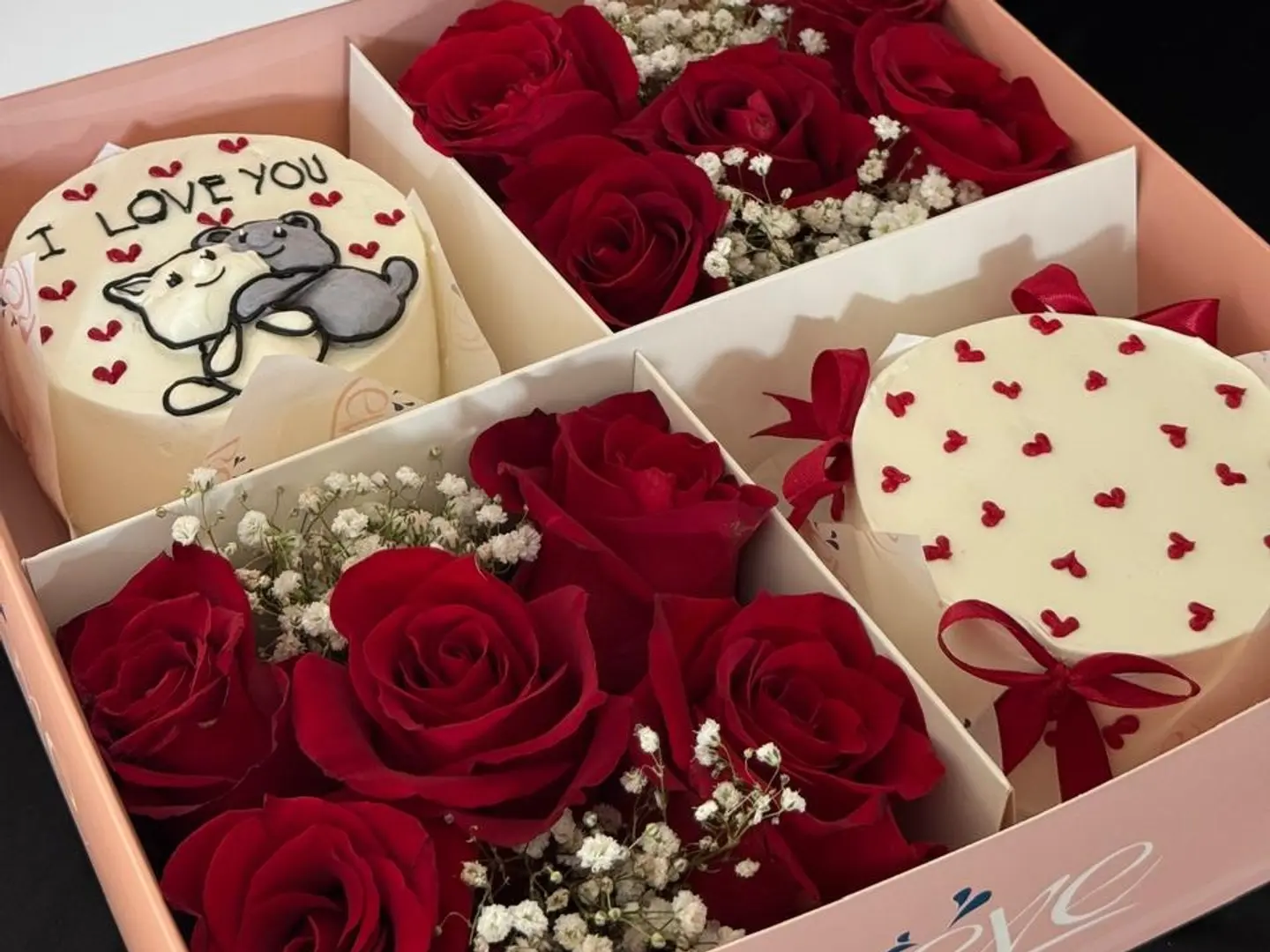 كعكة الفالنتاين المزدوجة - حجم صغير 12