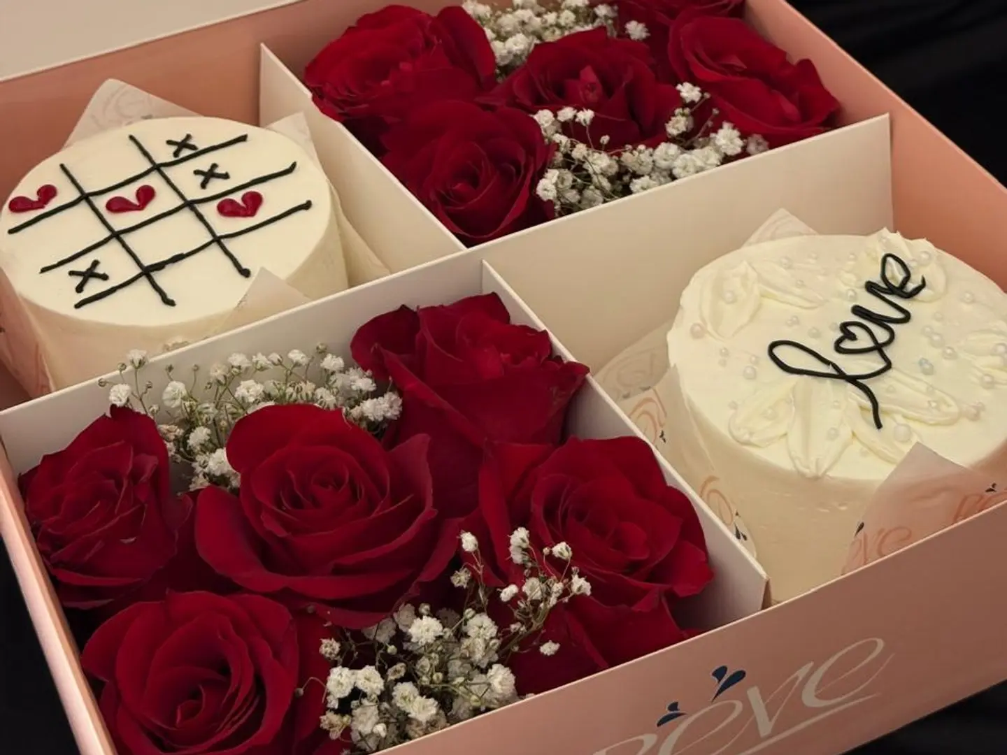 كيكة عيد الحب المزدوجة - 16 حجم صغير