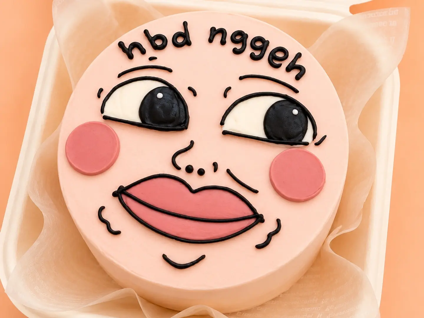 Birthday Funny Cake 4 Small Size