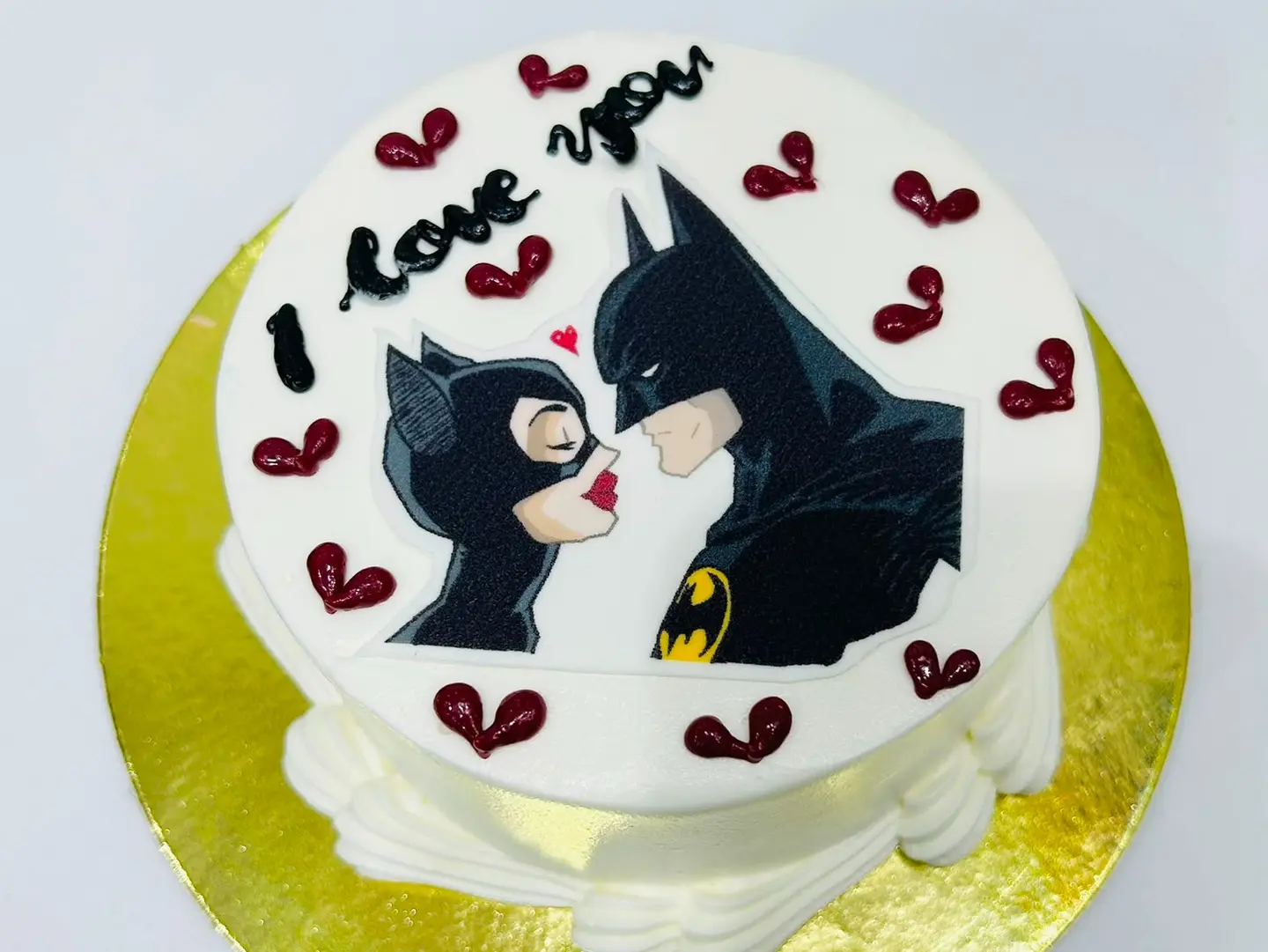 Birthday Cake Batman  4 Small Size