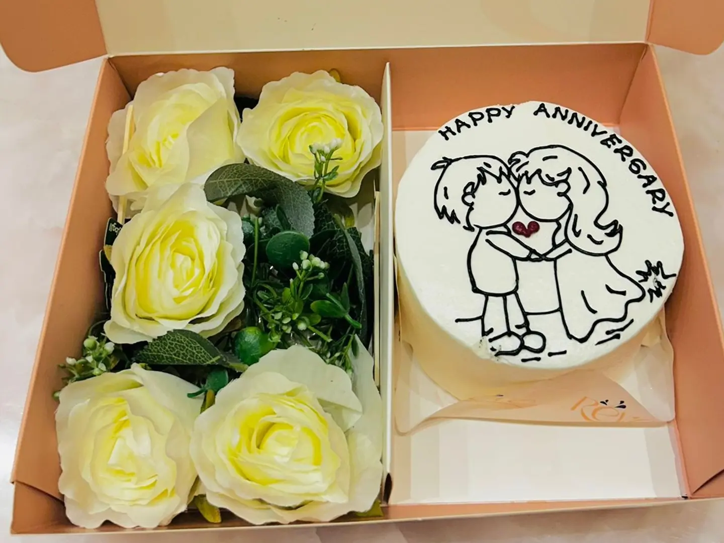 كعكة الذكرى السنوية - 3 حجم صغير