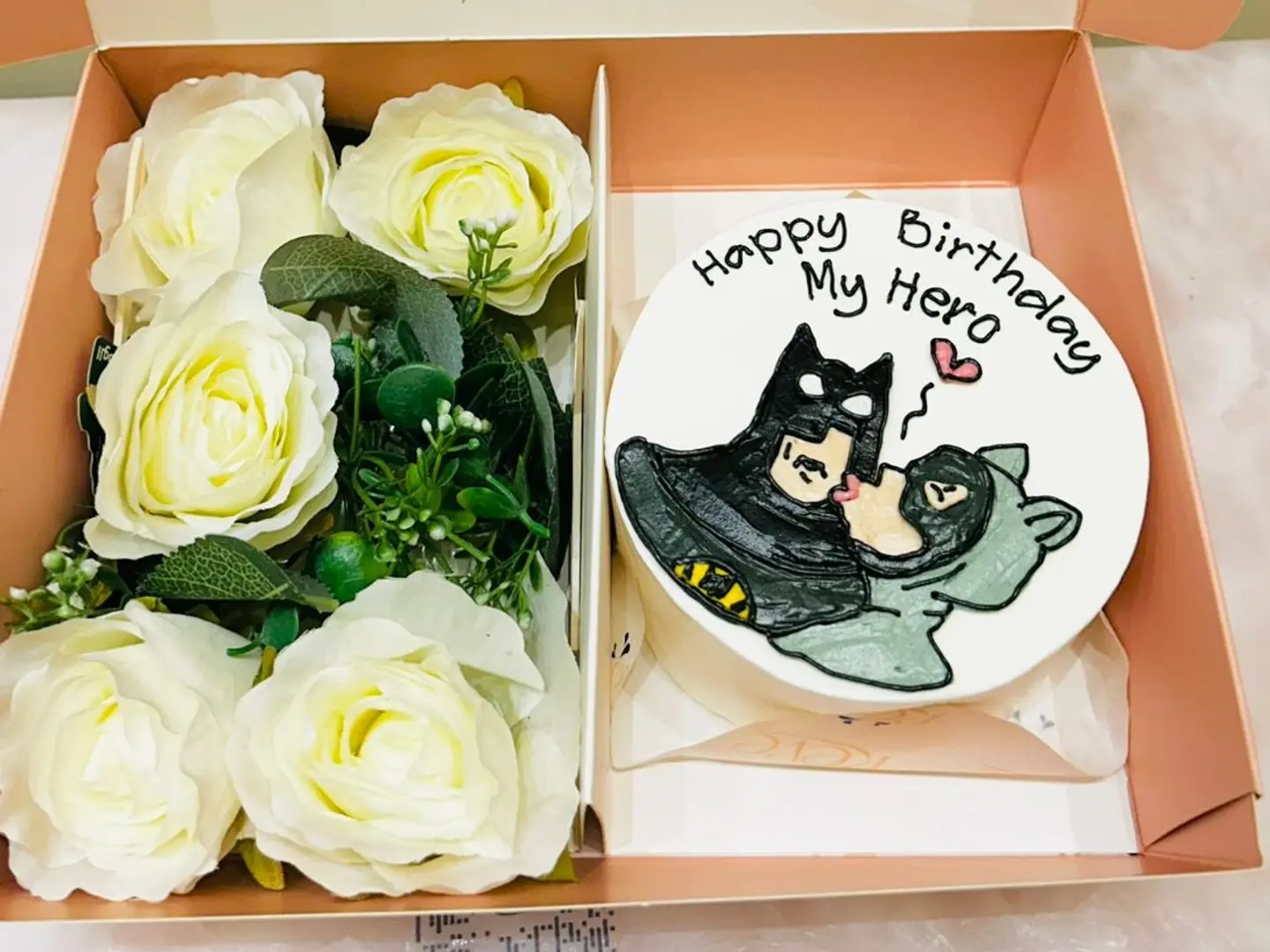 كعكة عيد ميلاد باتمان - حجم صغير 1