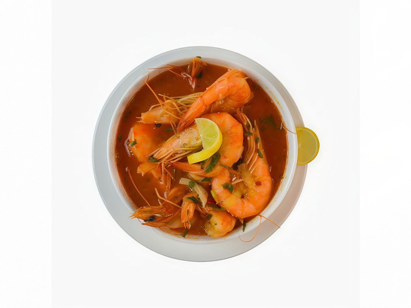 شوربة جمبري احمر