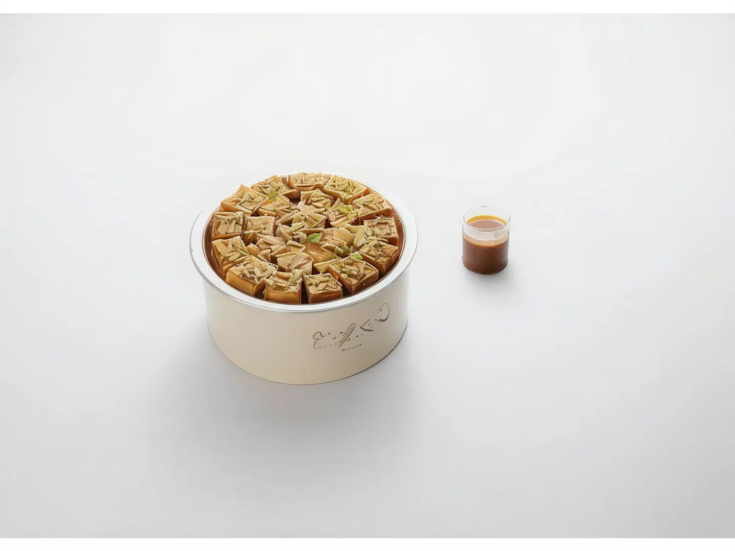 French Cubes Baklawa Heater