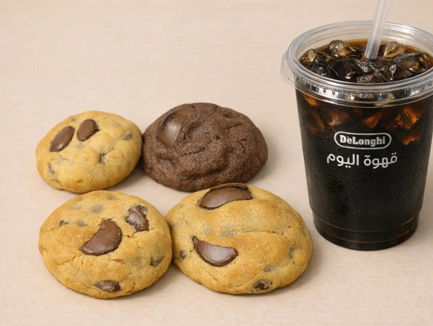 Fresh Classic Cookies With Specialty Brew Of The Day