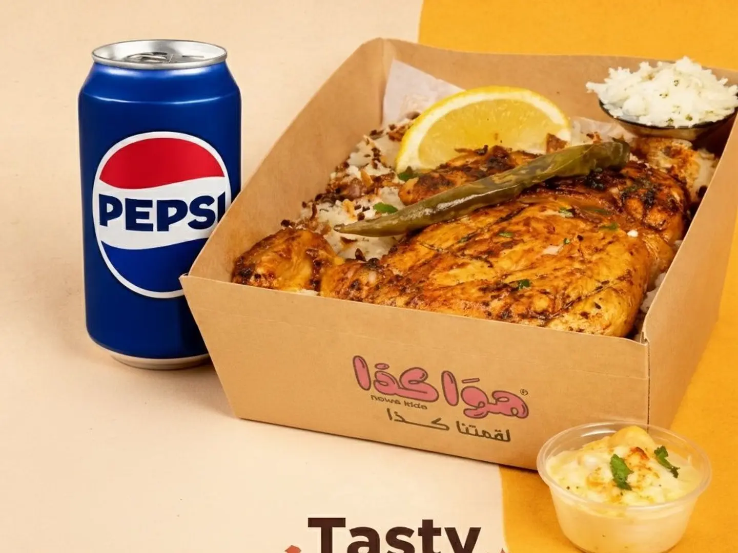 وجبة إفطار (نصف دجاجة)